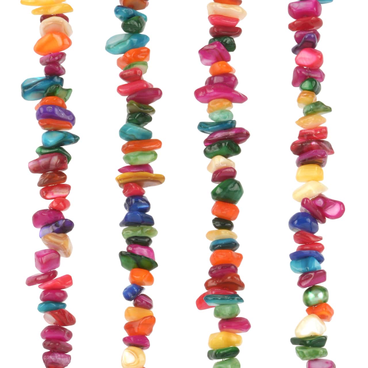 12 Pack: Dyed Shell Chip Bead Mix by Bead Landing™